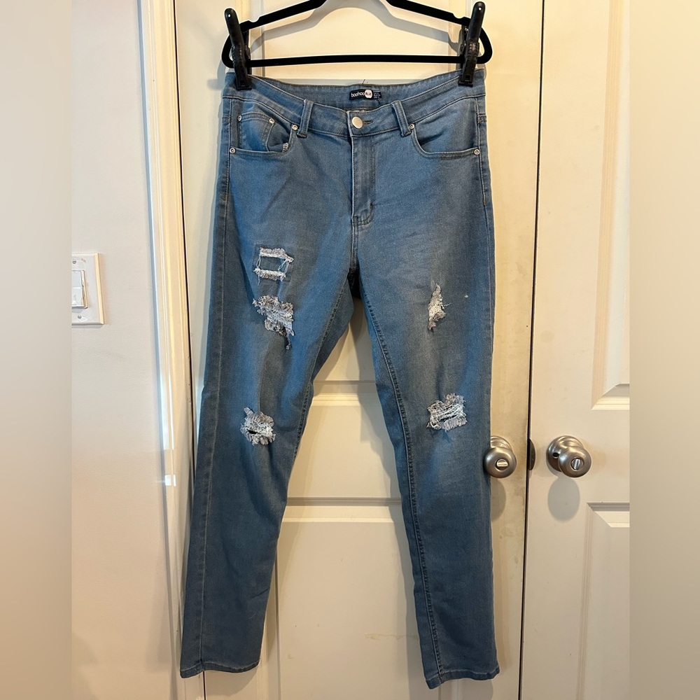 Boohoo Blue Plus Jeans